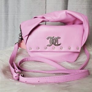 Juicy Couture, fondant pink, soft crossbow bag!!! NWT